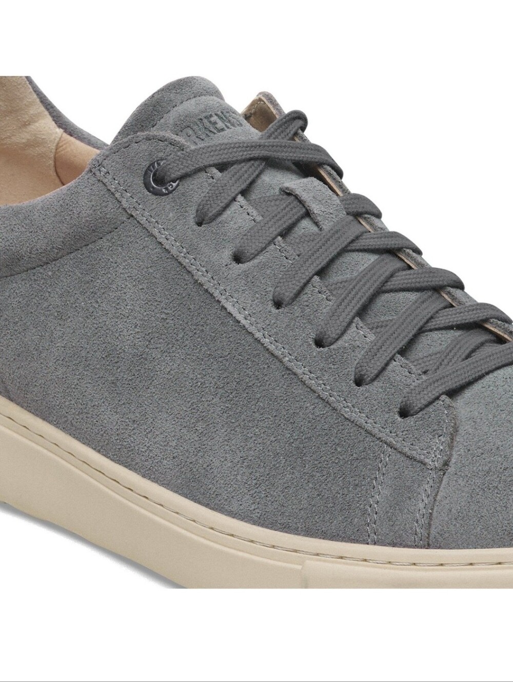 New Birkenstock Basalt Gray Bend Low Suede Leather Sneaker Shoes 41 8.5 - Picture 5 of 13